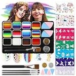 Análisis y comparativa: Las mejores pinturas de maquillaje para niñas, ¡descubre sus ventajas!